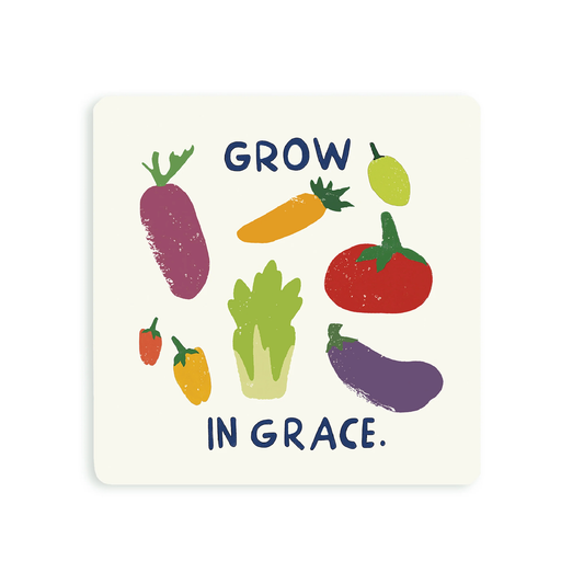 Wooden Coaster - Grow In Grace