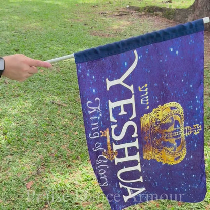 Root of David - Twirling Flag  (small)
