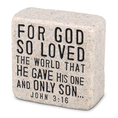 Scripture Stone (2.25" x 2.25")