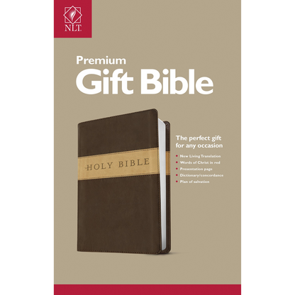 NLT Premium Gift Bible (Filament Enabled), Leatherlike