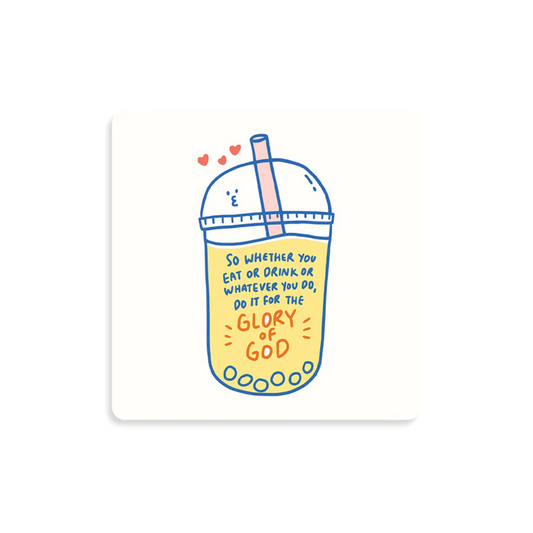 Wooden Coaster - Glory Of God