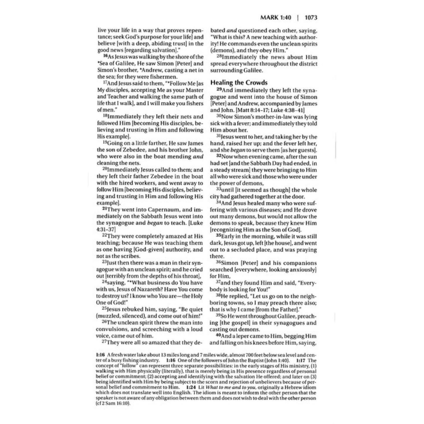 Amplified Holy Bible, Bonded Leather, Black