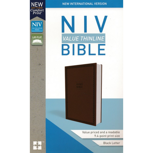 NIV, Value Thinline Bible, Leathersoft