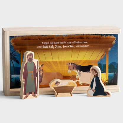 Jesus Is Born - BibleBox™ Nativity Set (#J2086)