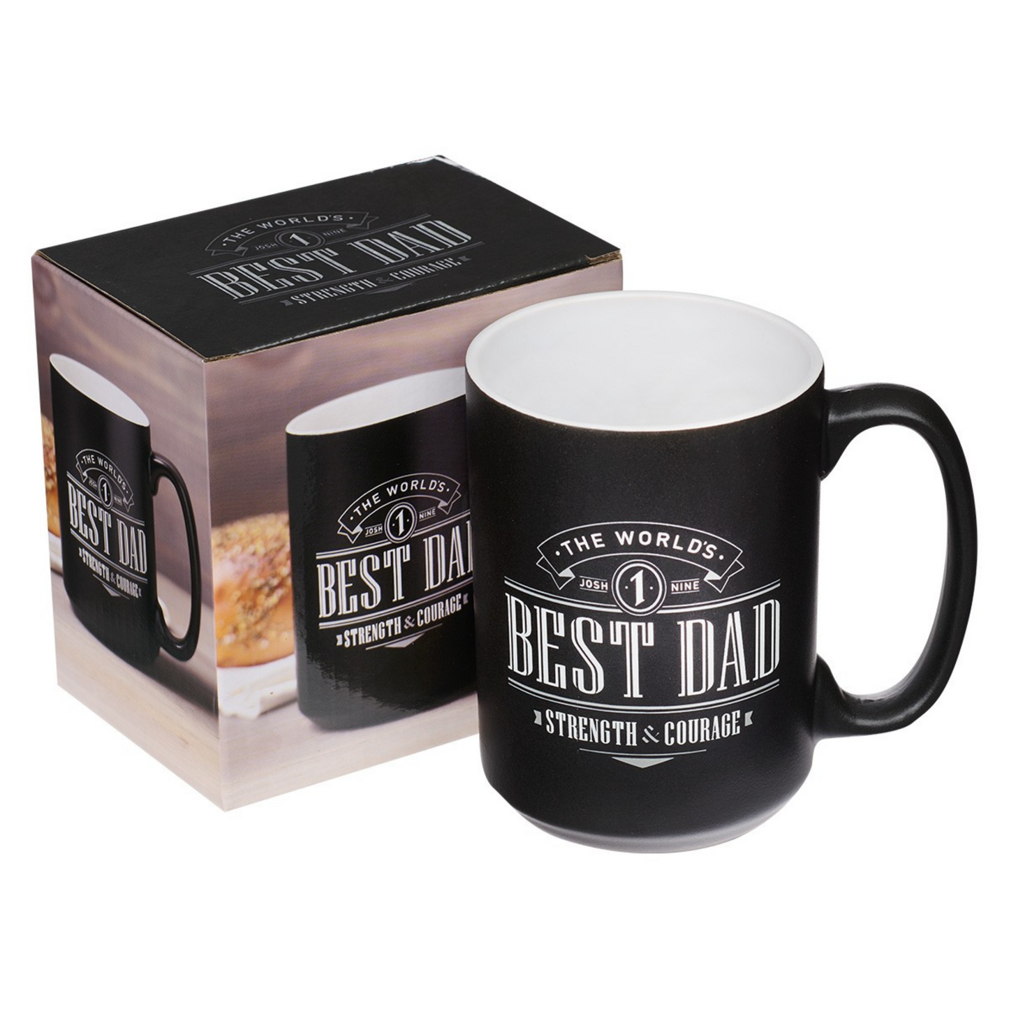 Ceramic Mug - The World's Best Dad, Joshua 1:9 (MUG553)