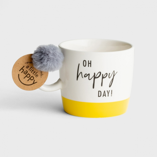 Ceramic Mug - Oh Happy Day (#J6087)