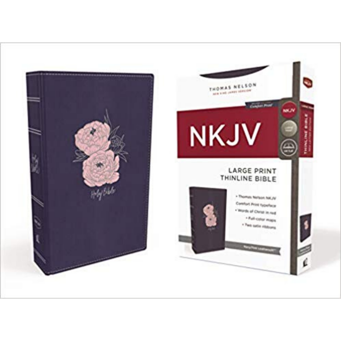 NKJV  Large Print Thinline, Leathersoft