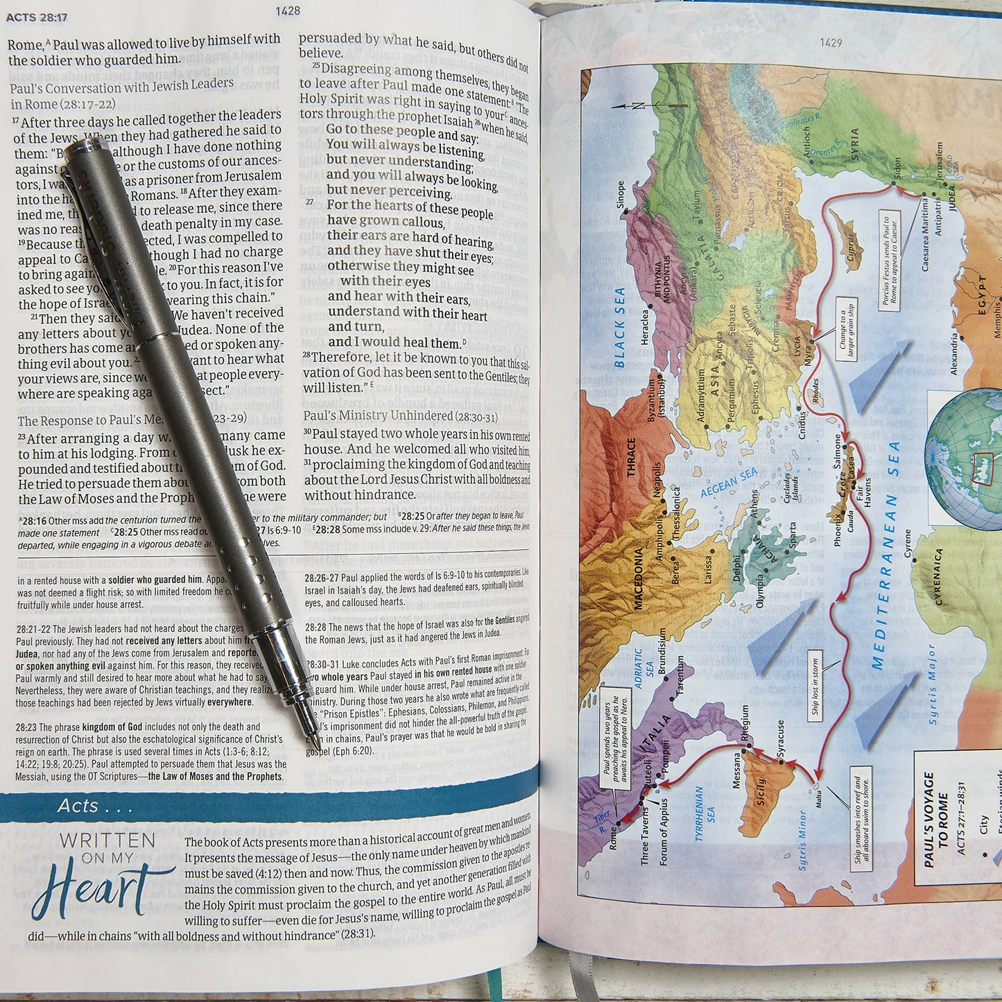 CSB Study Bible for Women, Teal Flowers LeatherTouch