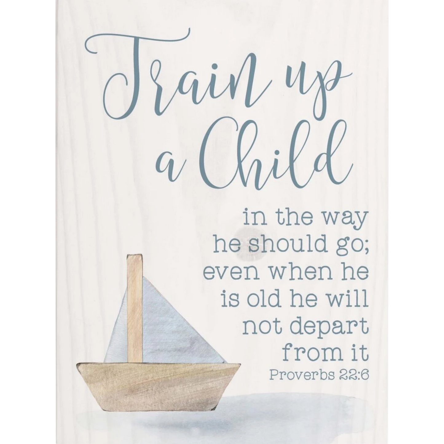 Word Block - Train Up A Child (BHB0423)