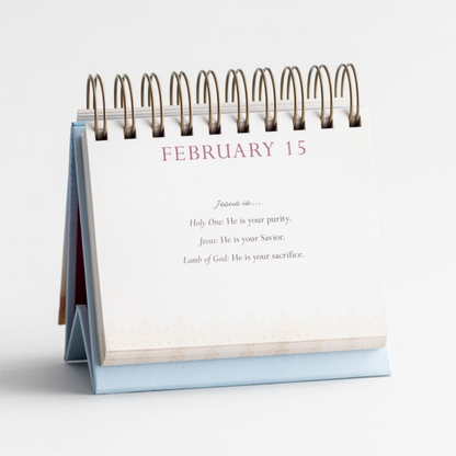 Perpetual Calendar - Because Of Jesus (#J1392)