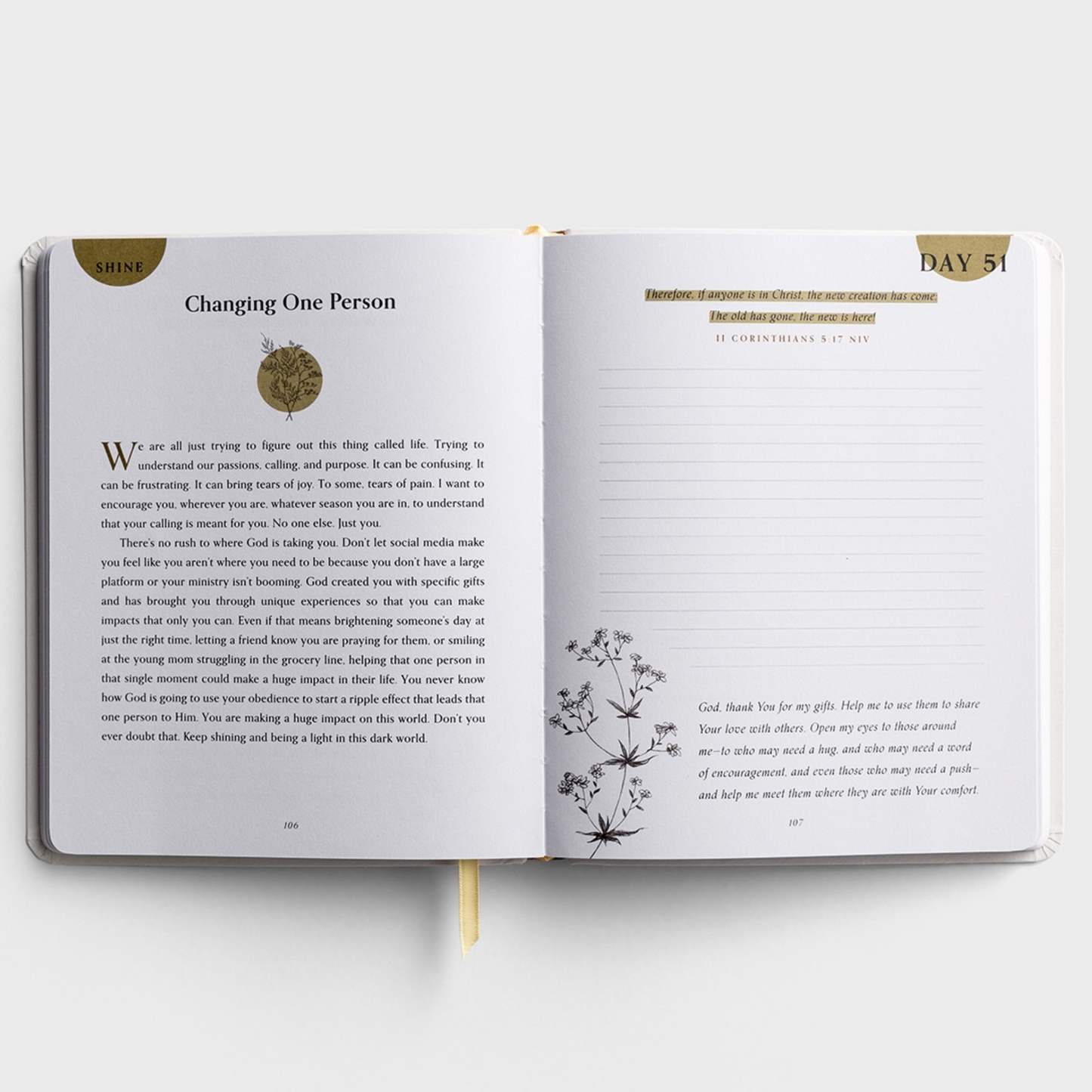 100 Days of Living Deeply Rooted - Devotional Journal (#J8532)