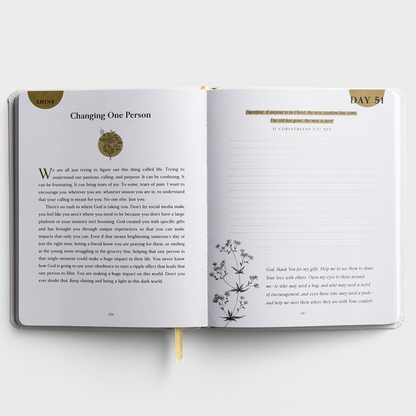 100 Days of Living Deeply Rooted - Devotional Journal (#J8532)