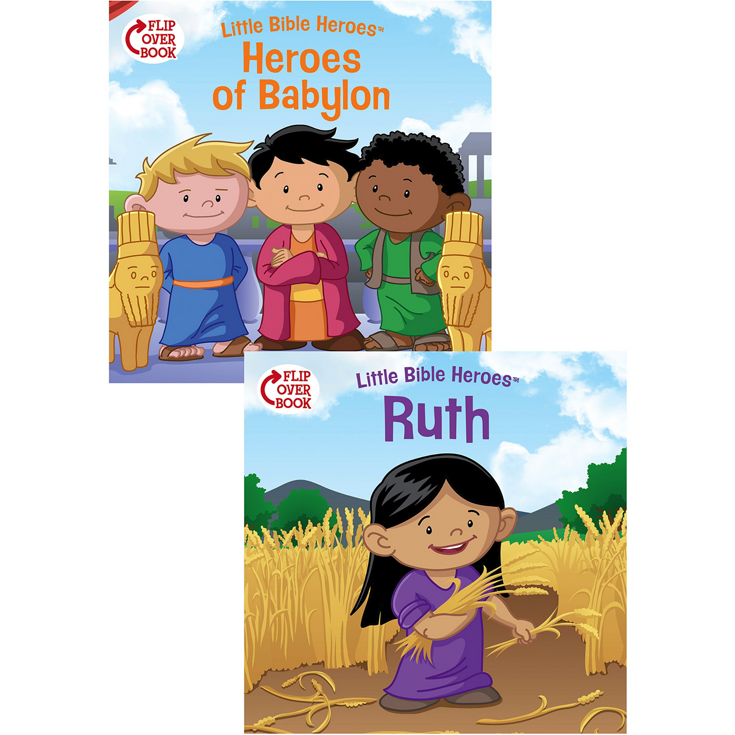 Little Bible Heroes: Flip-Over Book
