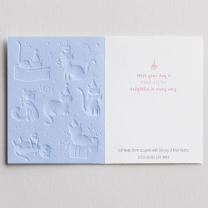 Birthday - Purr-fectly Delightful Card #10987
