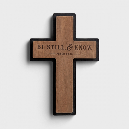 Wall Cross - Be Still & Know (#J3870)