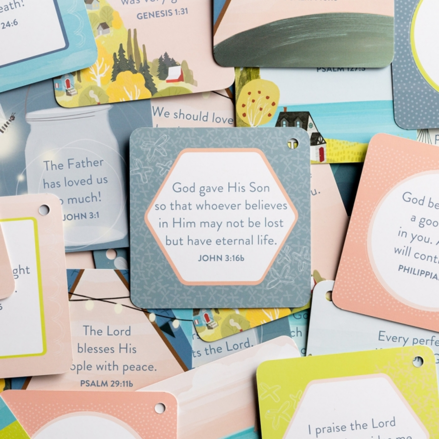 My First Bible Memory Verse Cards (#J5642)