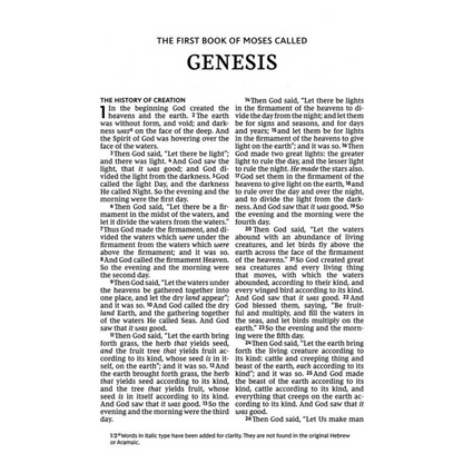 NKJV Giant Print Thinline, Leathersoft, Black