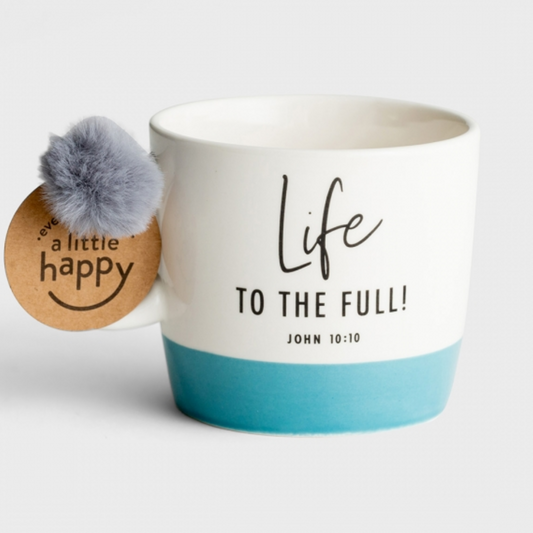 Ceramic Mug - Life to the Full (#J6088)