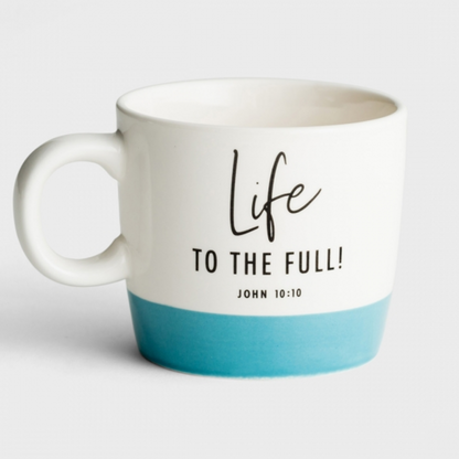 Ceramic Mug - Life to the Full (#J6088)
