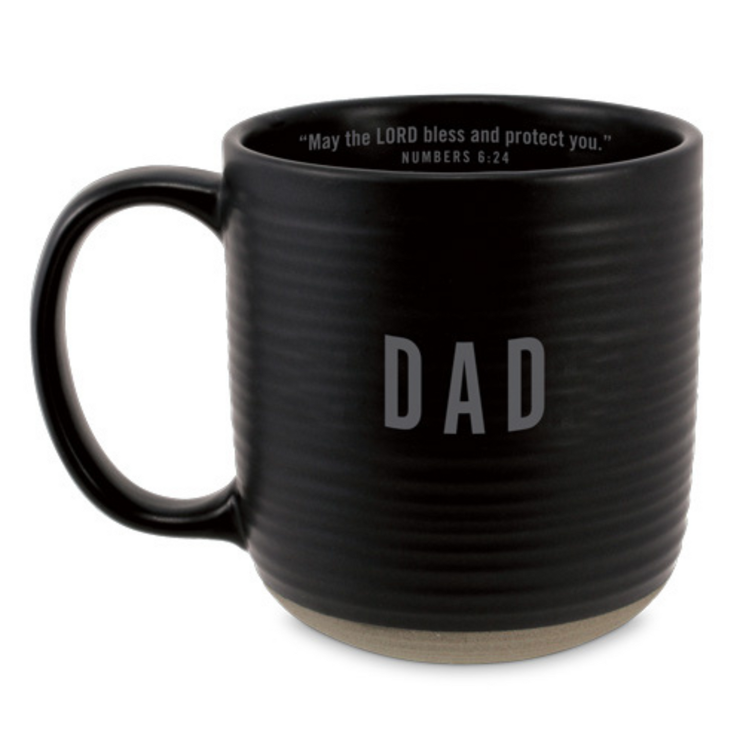 Ceramic Mug - Textured Black: DAD (#18690)
