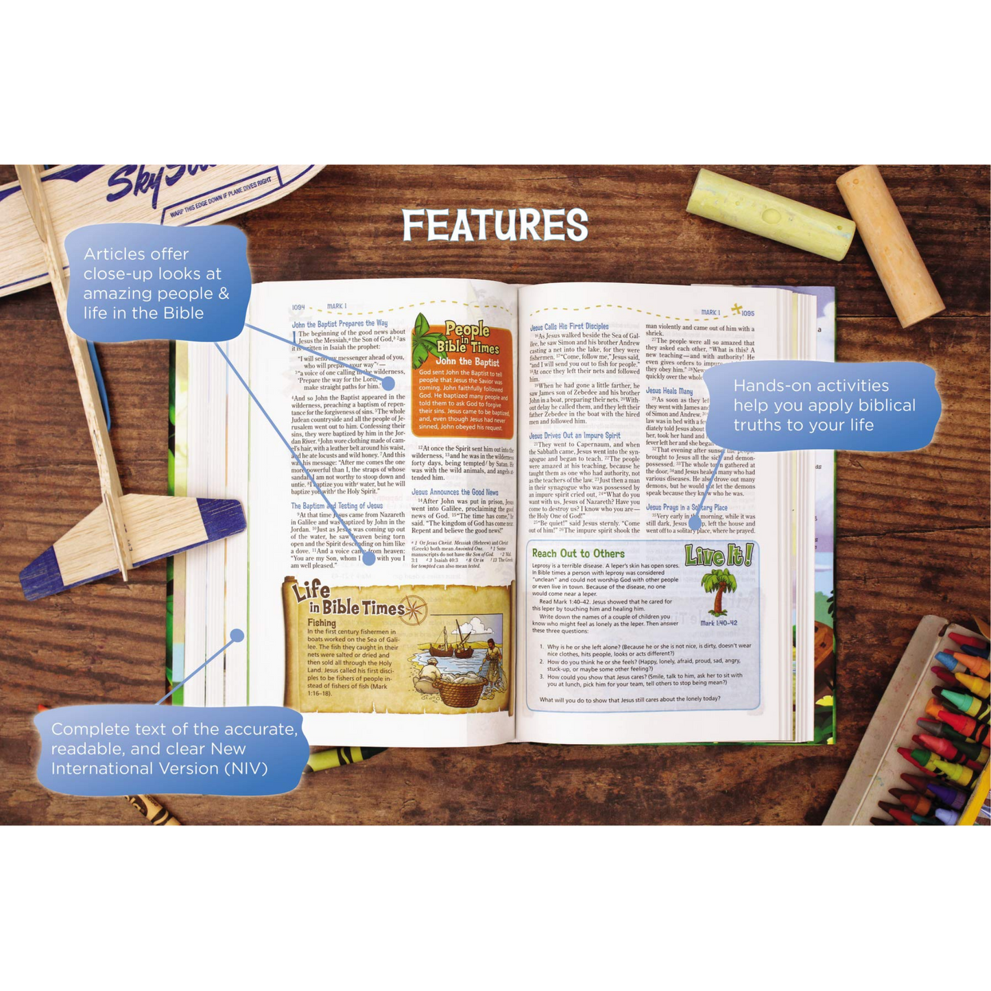 NIV, Adventure Bible, Full Color, Magnetic Closure