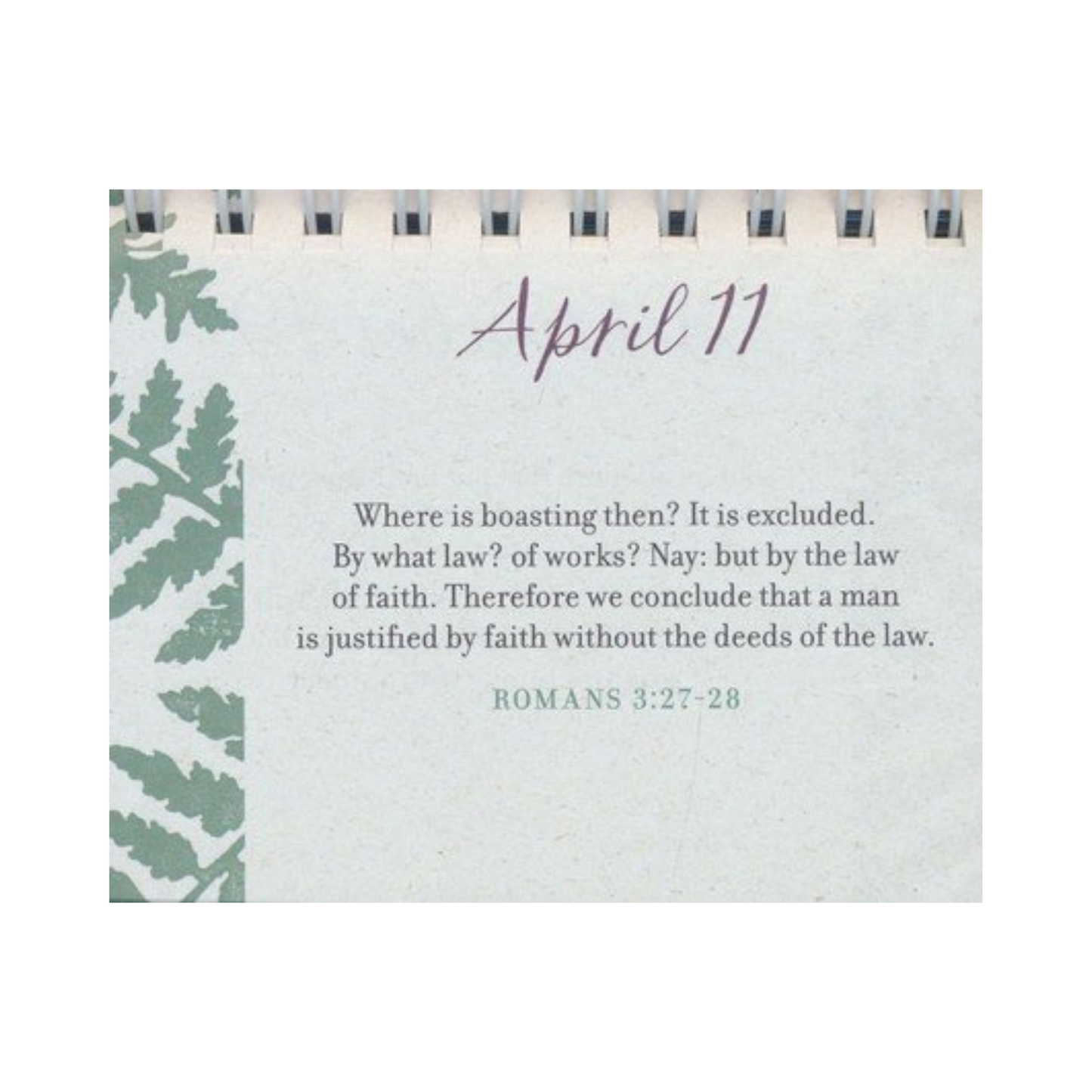 Perpetual Calendar - Promises & Blessings (#J4910)