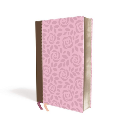 NIV Thinline Bible, Large Print, Pink Leathersoft