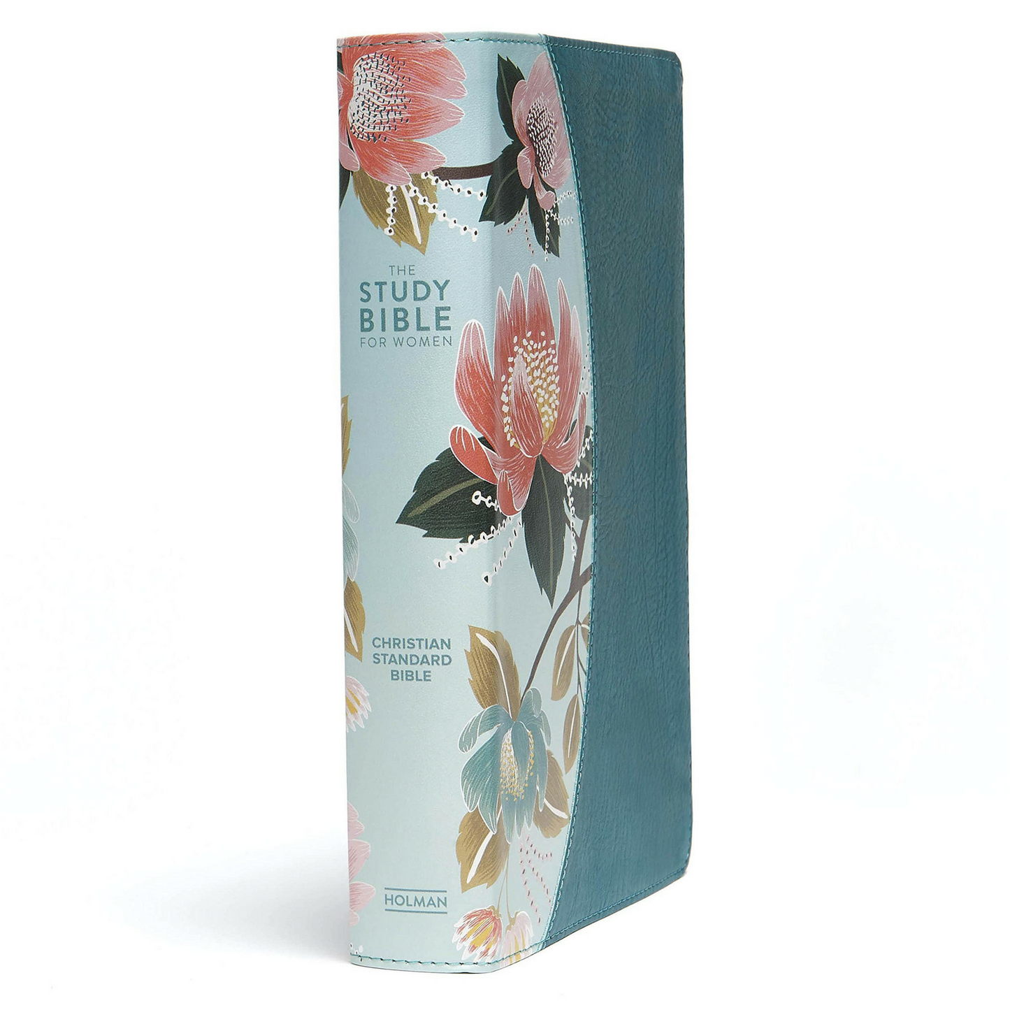 CSB Study Bible for Women, Teal Flowers LeatherTouch