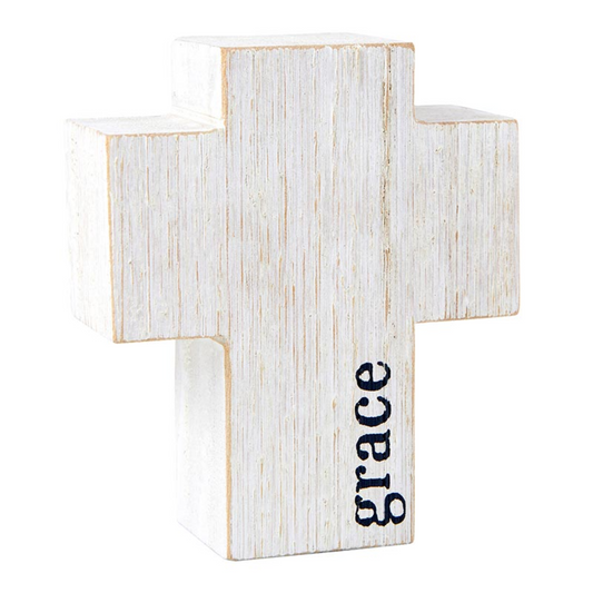 Face to Face Wood Cross