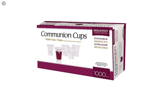 Communion Cups - Plastic Cups (1000 Count Box)