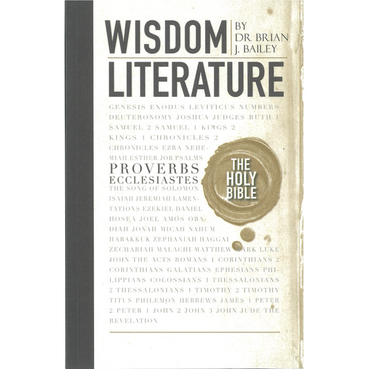 Wisdom Literature: Proverbs and Ecclesiastes