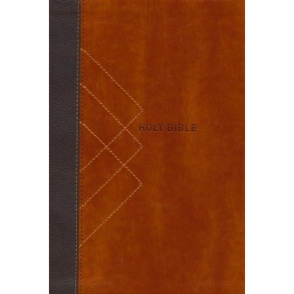 NIV Thinline Bible Giant Print Brown, Leathersoft