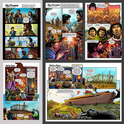 The Action Bible Expanded Edition: God's Redemptive Story (Action Bible Series)