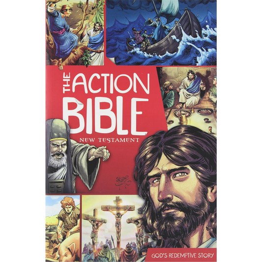 The Action Bible New Testament: God's Redemptive Story (Action Bible Series)